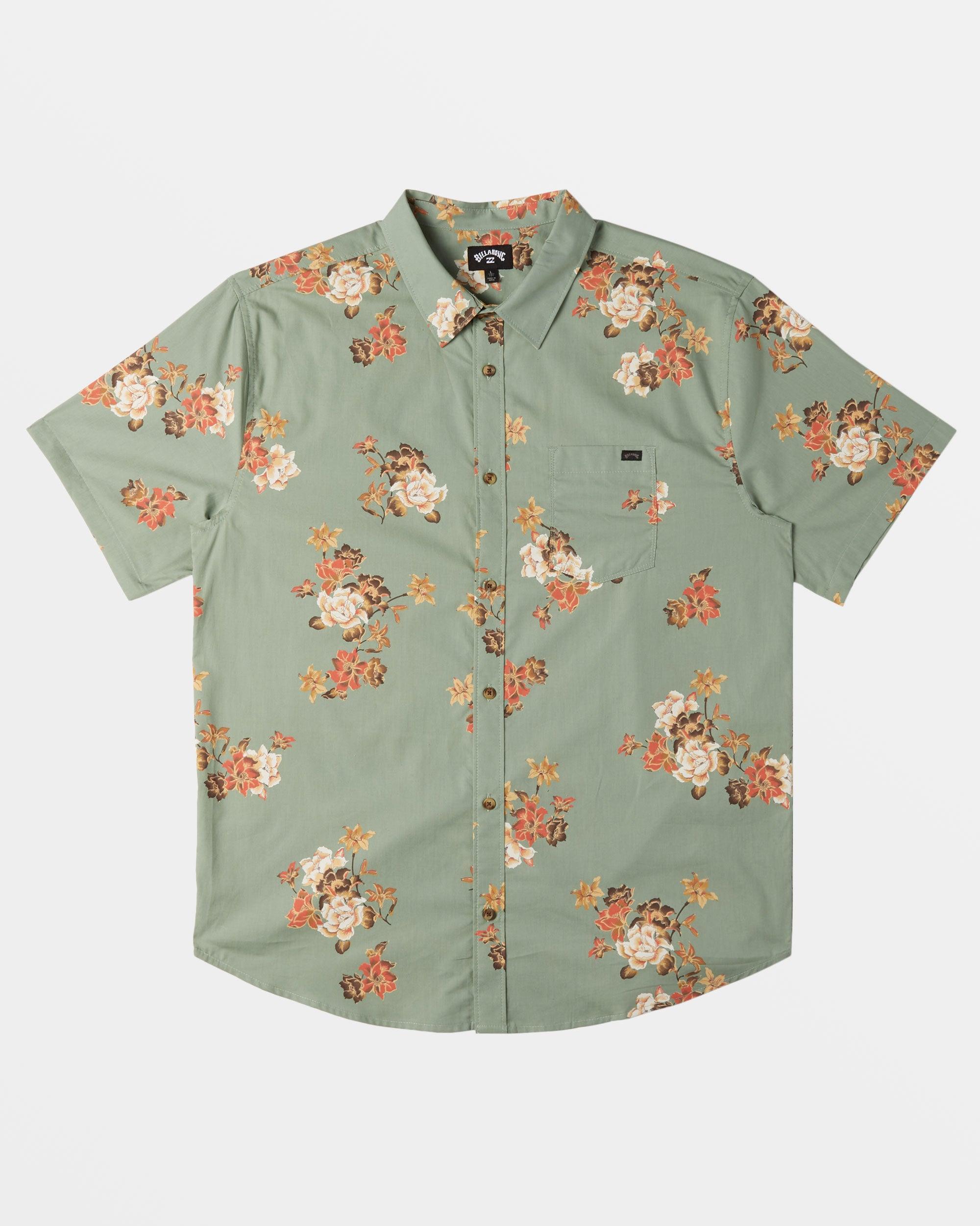 Sundays Mini Short Sleeve Shirt - Sage Male Product Image