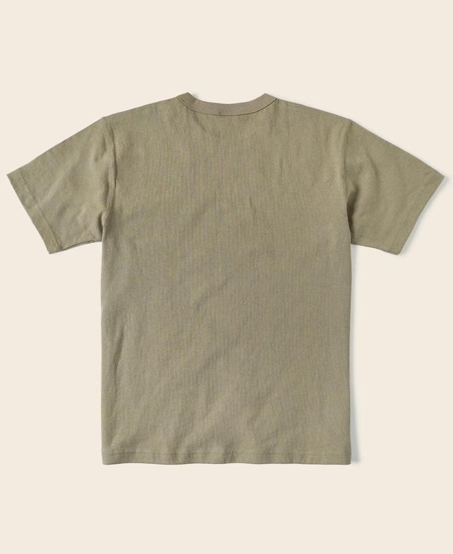 Retro Bison Graphic T-Shirt - Khaki Product Image