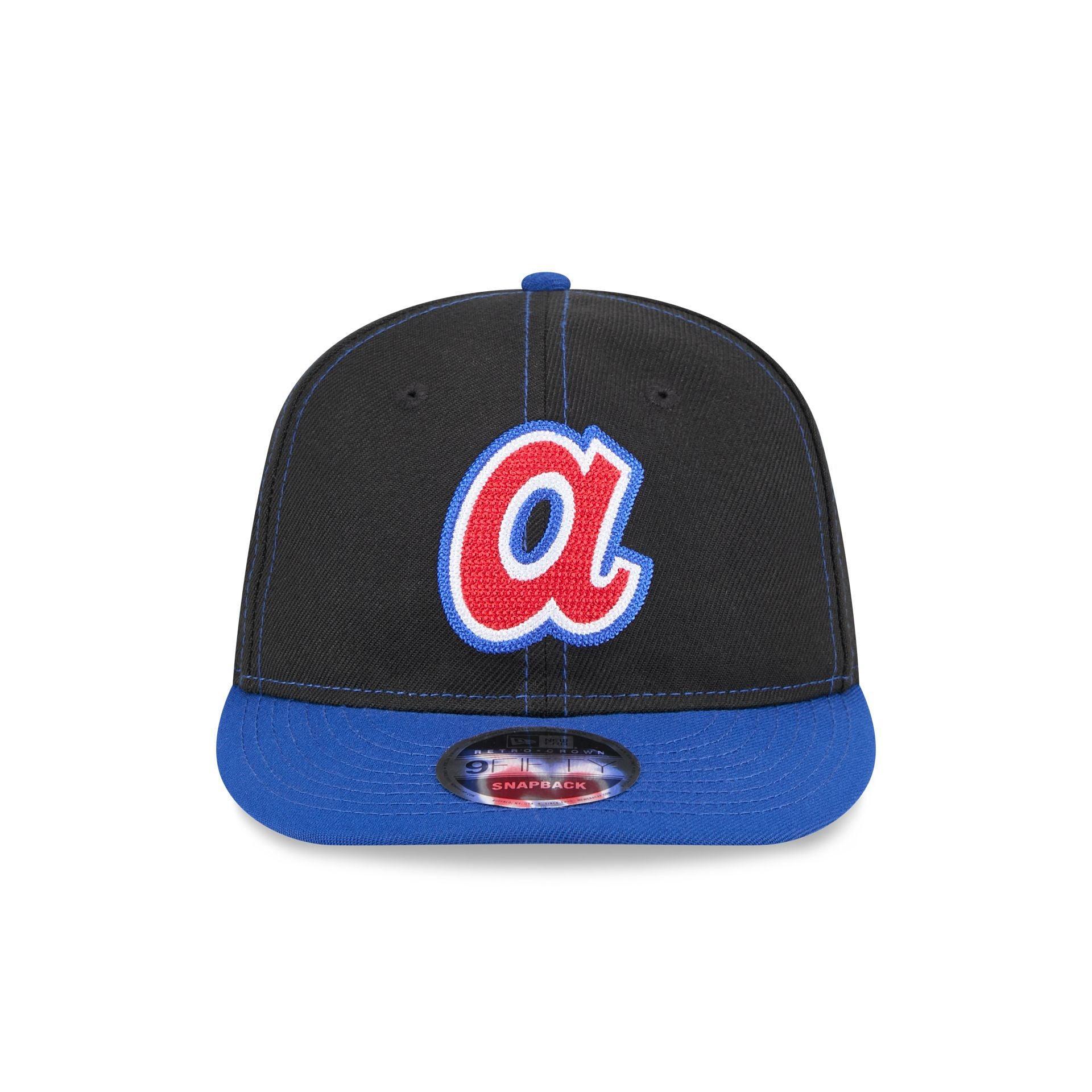 Atlanta Braves Thunder Crown Retro Crown 9FIFTY Snapback Hat Male Product Image