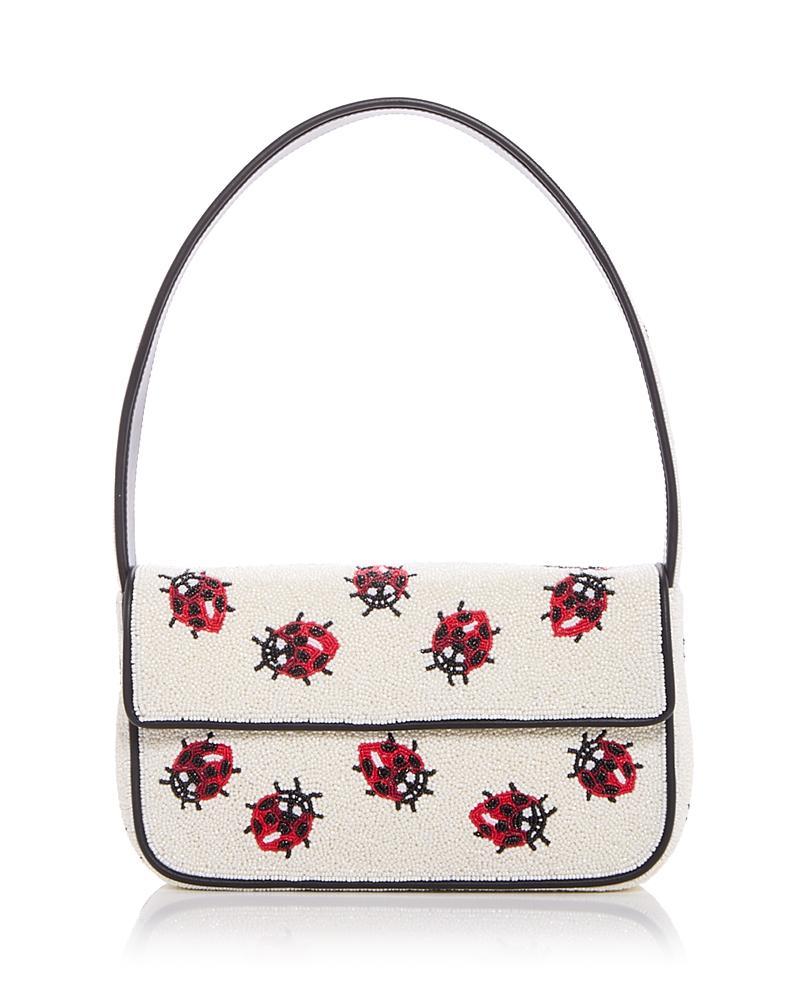 STAUD Tommy Beaded Shoulder Bag Product Image