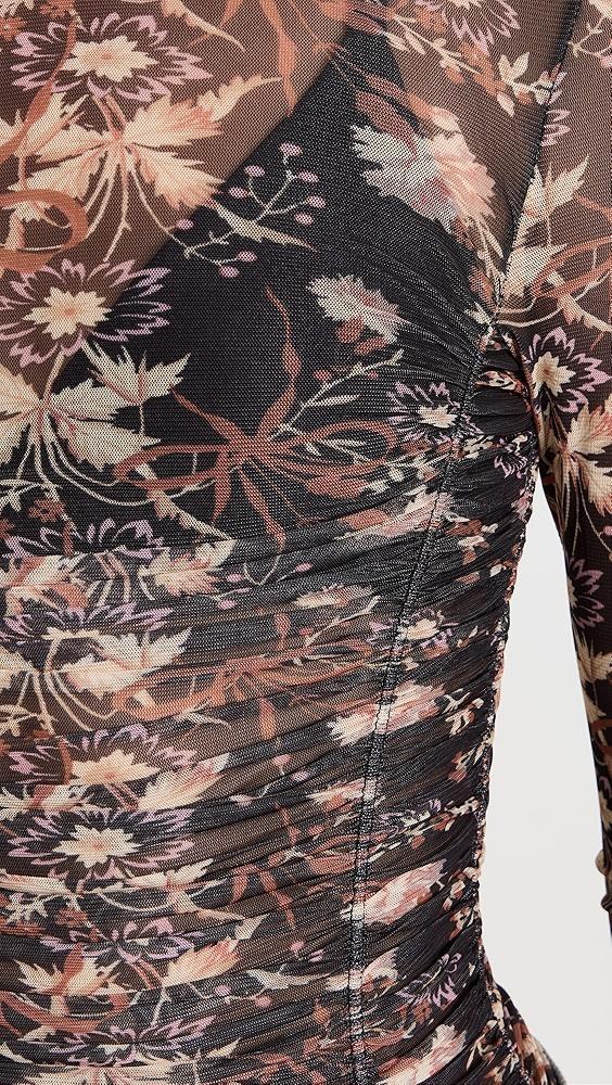 Free People Under It All Printed Thong Bodysuit | Shopbop Product Image