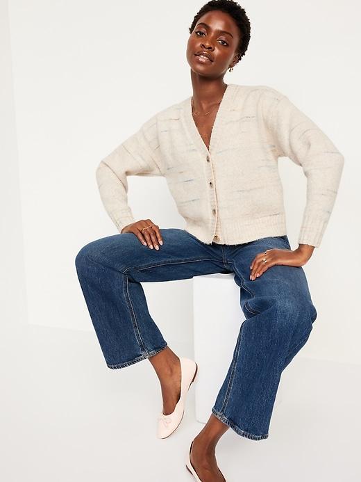 Slouchy Button-Down Cardigan Product Image