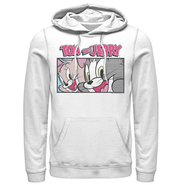 Mens Tom And Jerry Comic Panel Hoodie, Mens Product Image