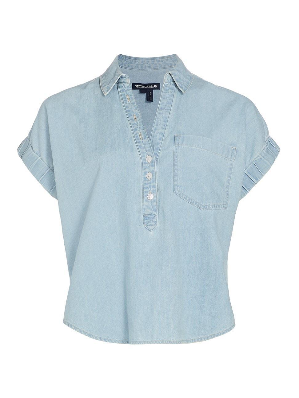 Womens Almera Cotton Chambray Top Product Image