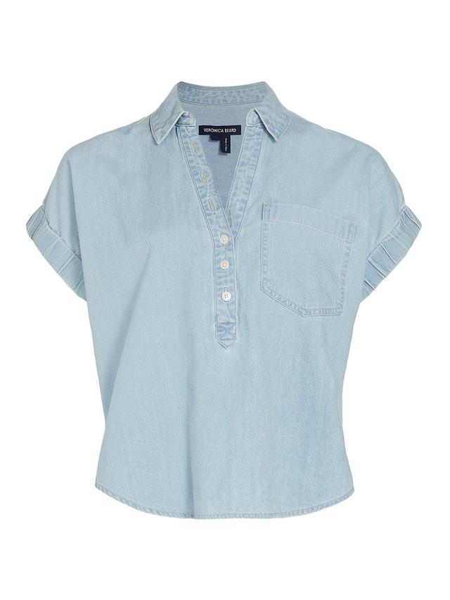 Womens Almera Cotton Chambray Top Product Image