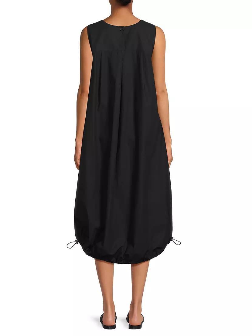 Otoba Poplin Drawcord Midi-Dress Product Image