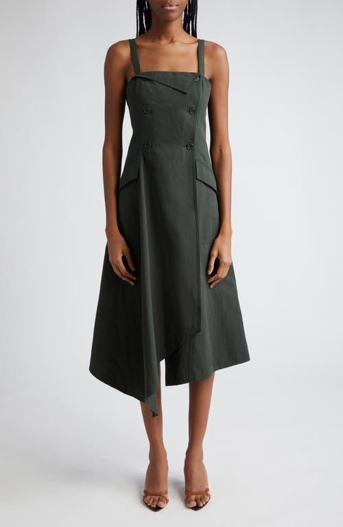 Scarlett Sleeveless Button-Front Midi Dress Product Image