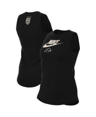 Womens Nike Black Uswnt Futura Tank Top Product Image