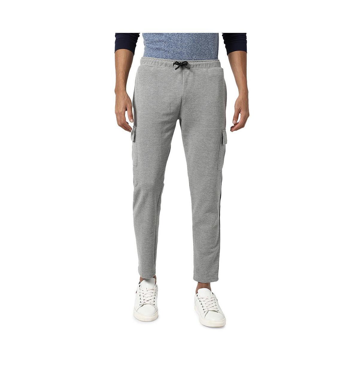 Campus Sutra Mens Light Grey Side Casual Joggers product image