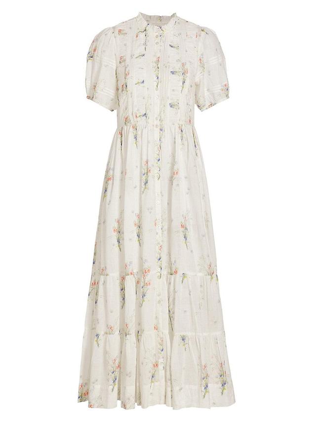 Womens Haleigh Floral Cotton Maxi Dress Product Image