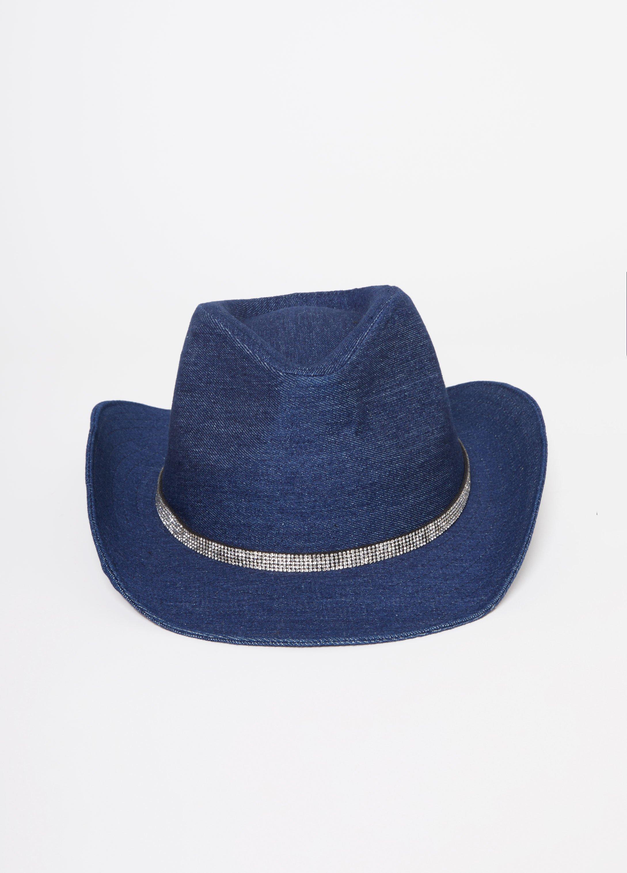 Crystal Denim Panama Hat product image