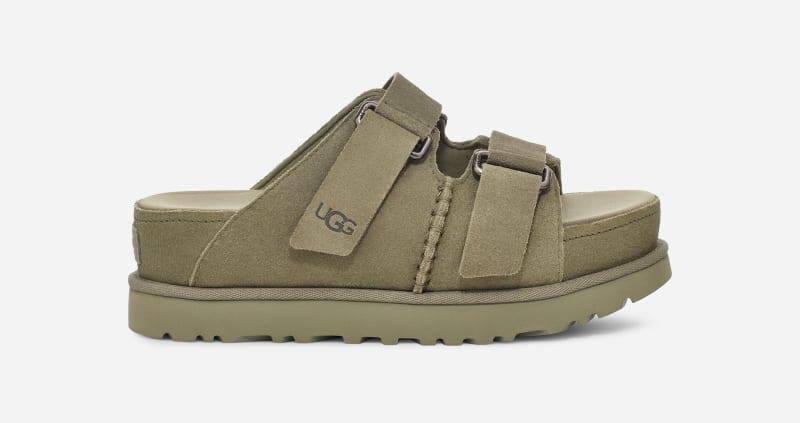 UGG Womens Goldenstar Hi Slide Suede Sandals Product Image