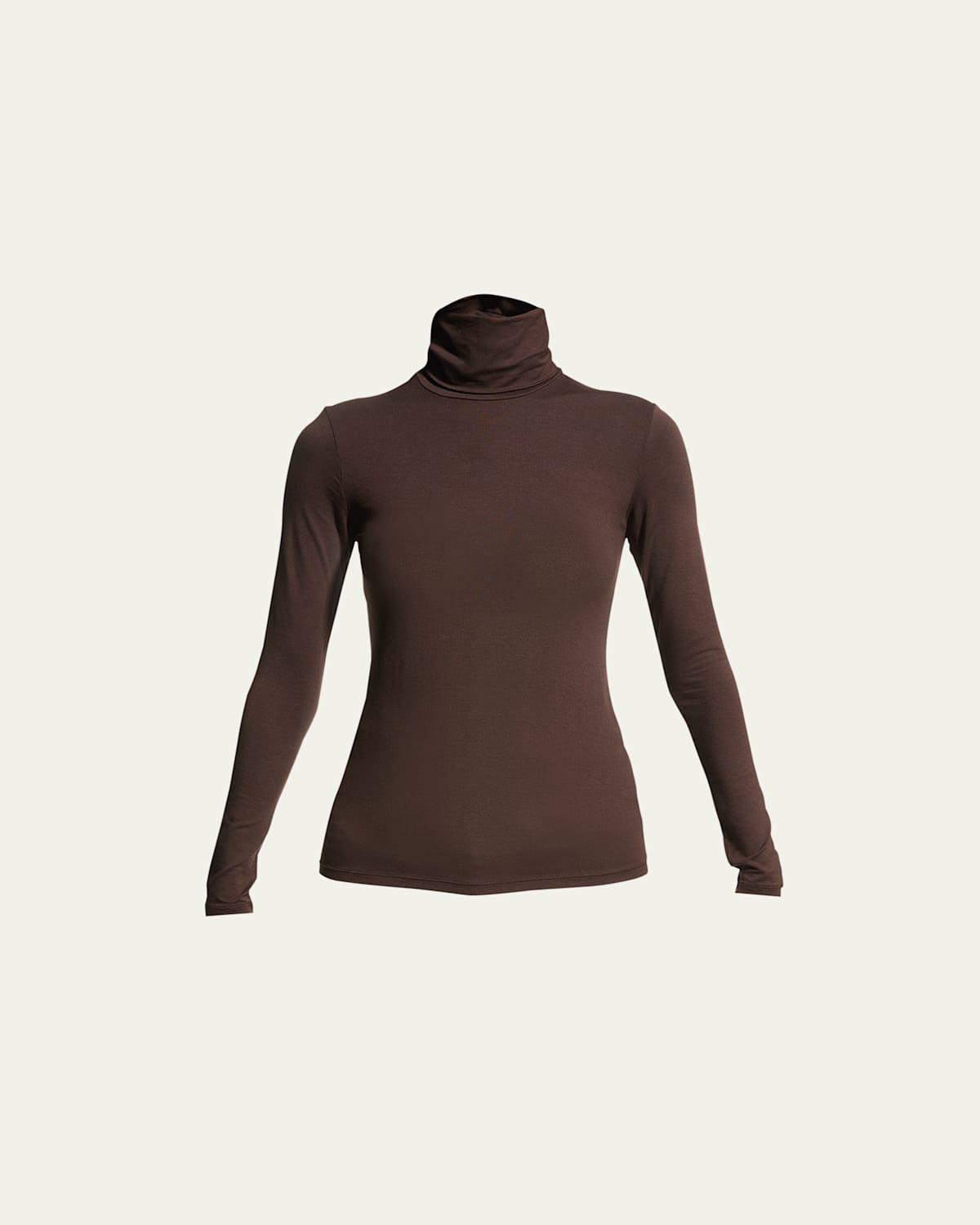 Womens Soft Touch Turtleneck Top Product Image