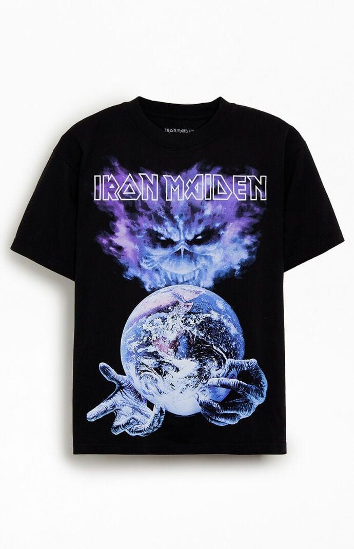 Men's Iron Maiden Smoke T-Shirt Product Image