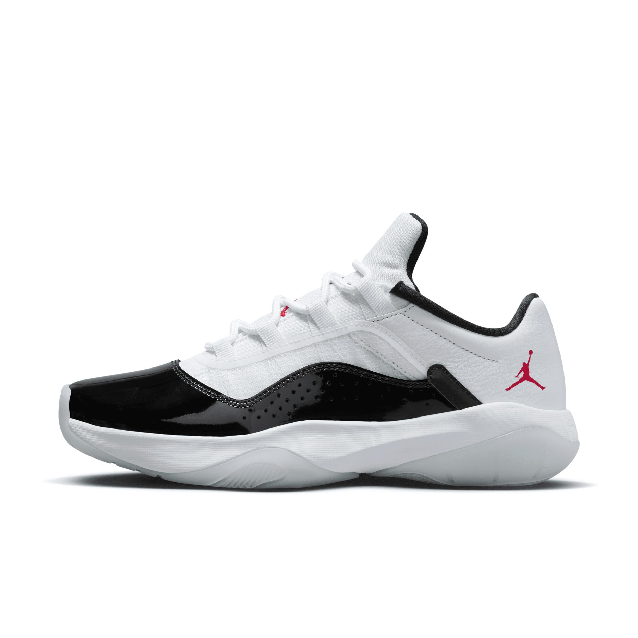 Jordan Womens Jordan AJ 11 CMFT Low - Womens Shoes White/University Red/Black Product Image