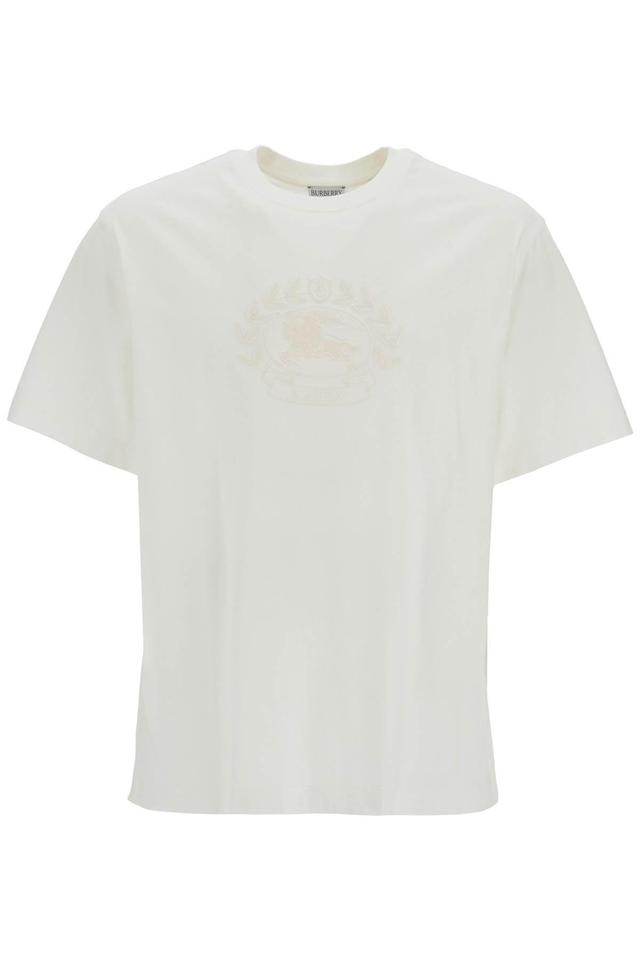 BURBERRY "ekd Embroidered T-shirt Product Image