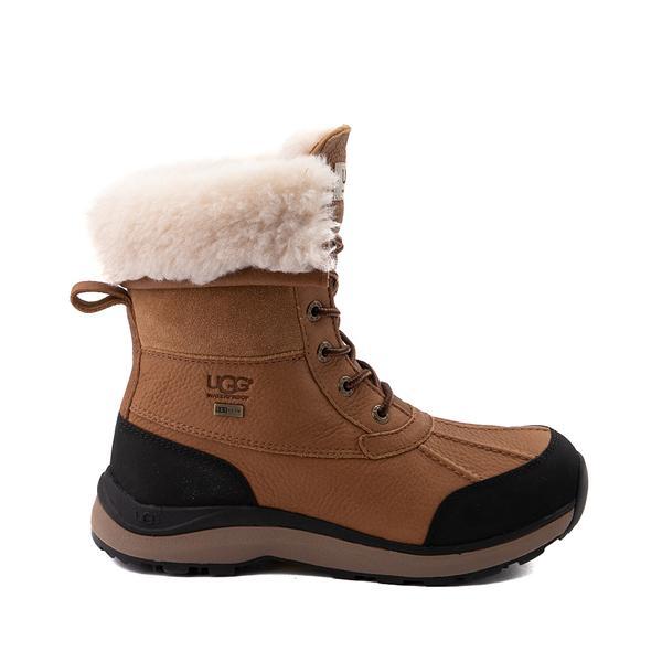 Adirondack Iii Faux Shearling-lined Leather Boots In Chestnut Product Image