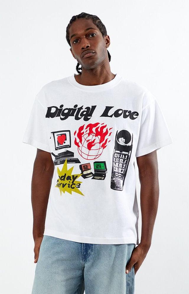 Men's Digital Love Oversized T-Shirt Product Image