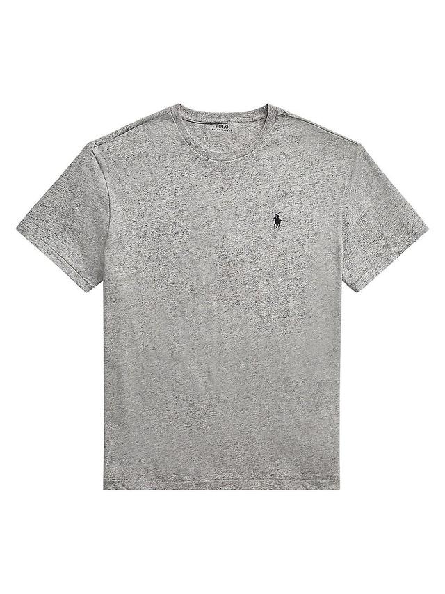 Polo Ralph Lauren Classic Fit Crew T-Shirt (Dark Vintage Heather) Men's T Shirt Product Image