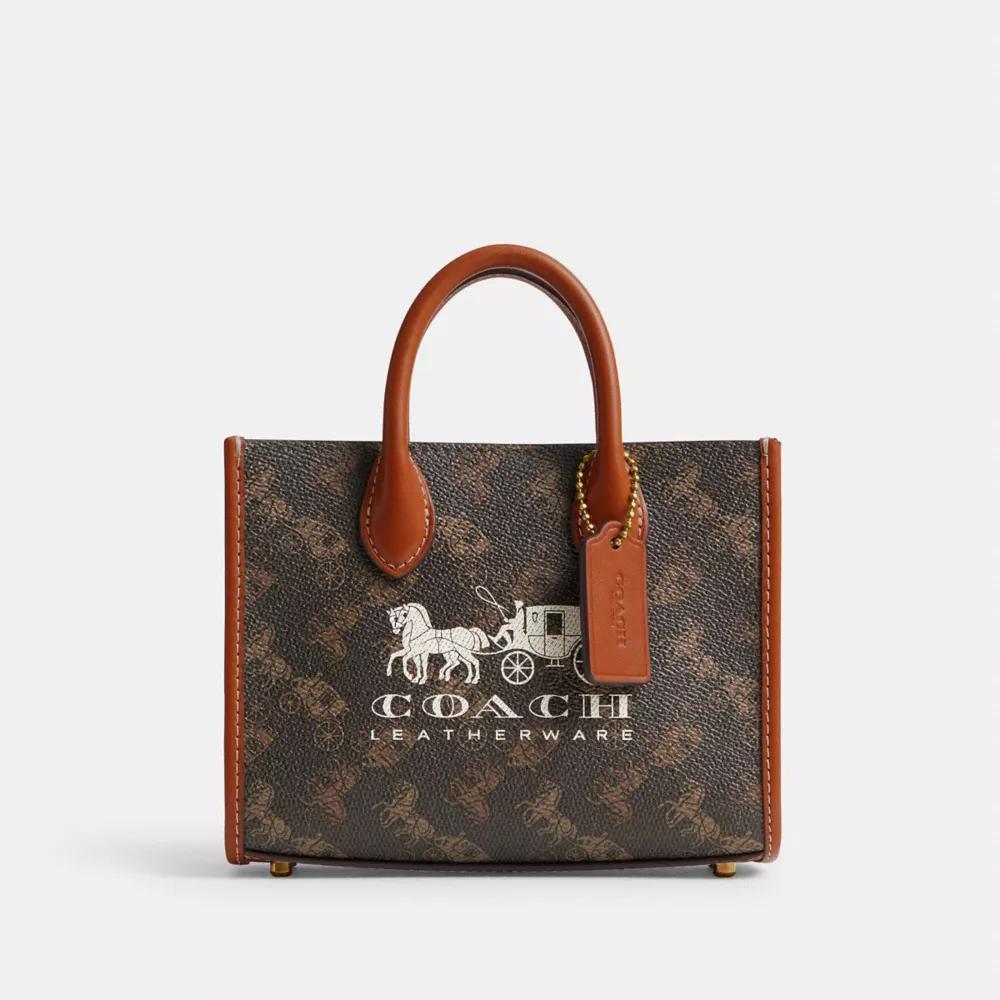 Ace Tote Bag 17 With Horse And Carriage Print Product Image