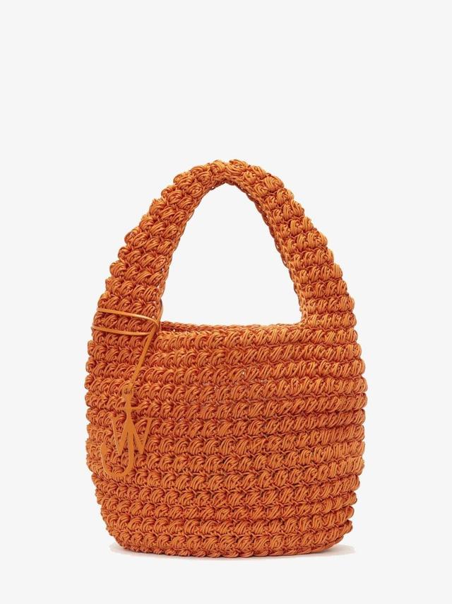 LARGE POPCORN BASKET - TOTE BAG in orange | JW Anderson US  Product Image