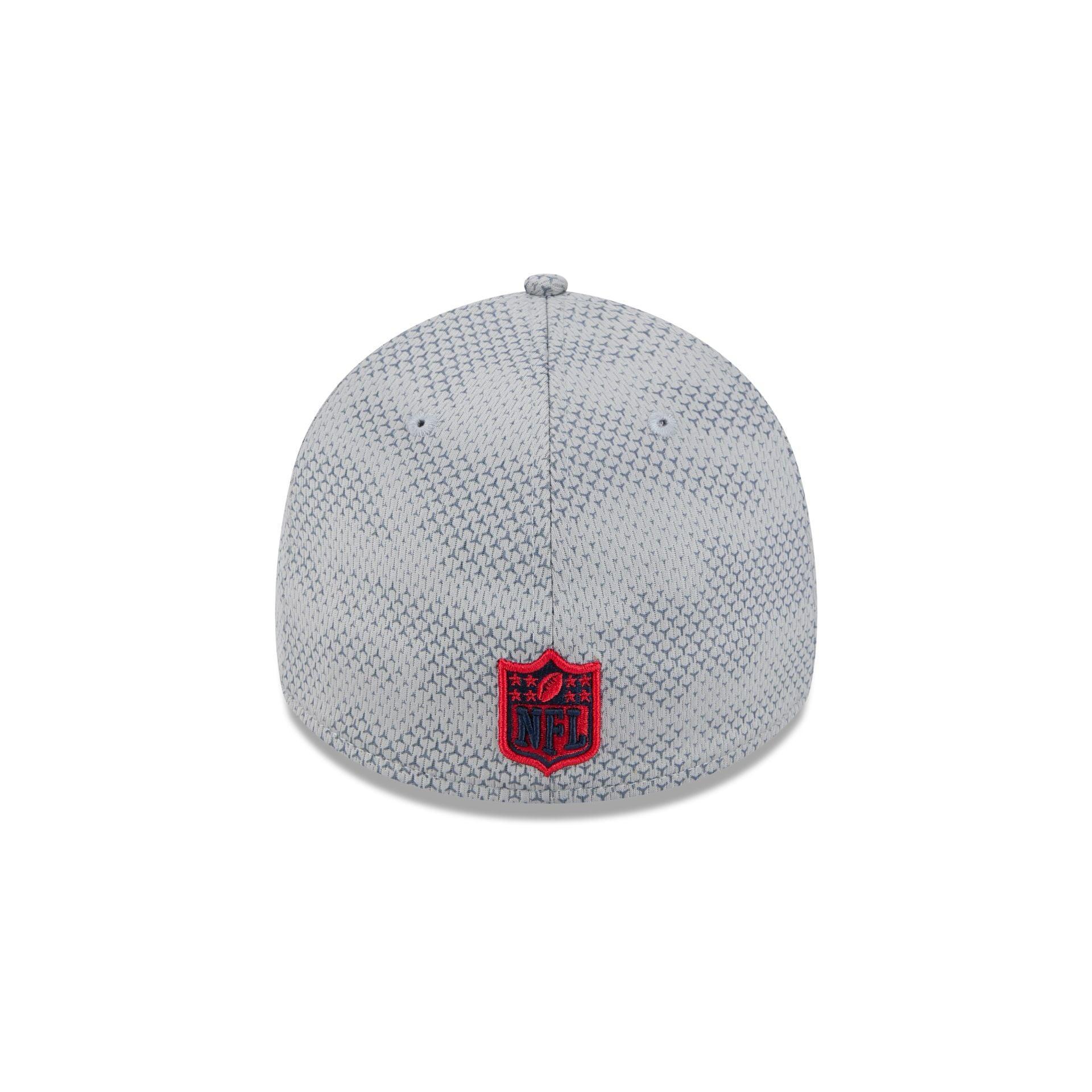 Houston Texans 2024 Sideline Gray 39THIRTY Stretch Fit Hat Male Product Image