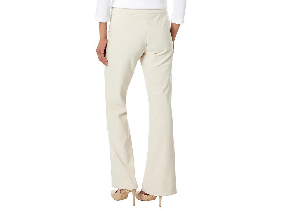 Krazy Larry Long Micro Slight Flare Pant (Cream) Women's Casual Pants Product Image