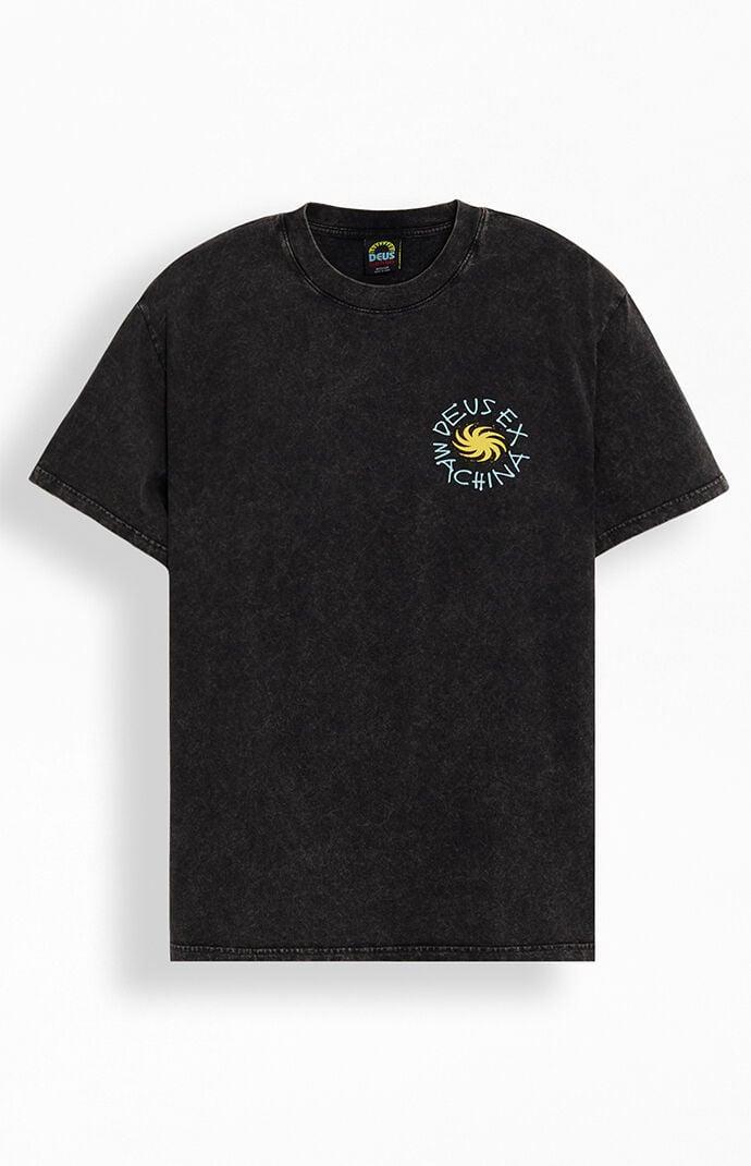 Deus Ex Machina Men's Custom Leisure Oversized T-Shirt in Anthracite/Grey - Product Image