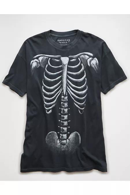 AE Halloween Skeleton Graphic T-Shirt Womens Product Image