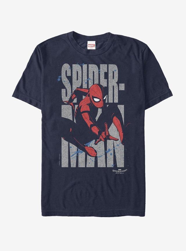 Marvel Spider-Man Homecoming Name T-Shirt Product Image