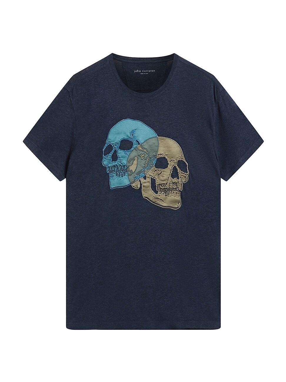 Mens Double Skull T-Shirt Product Image