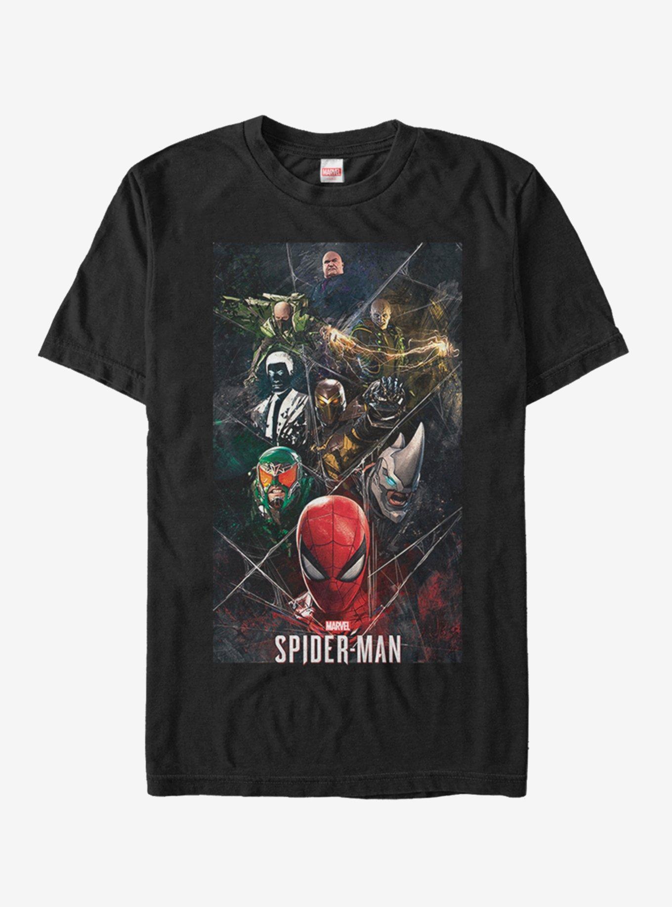 Marvel Spider-Man Villain Webbs T-Shirt Product Image