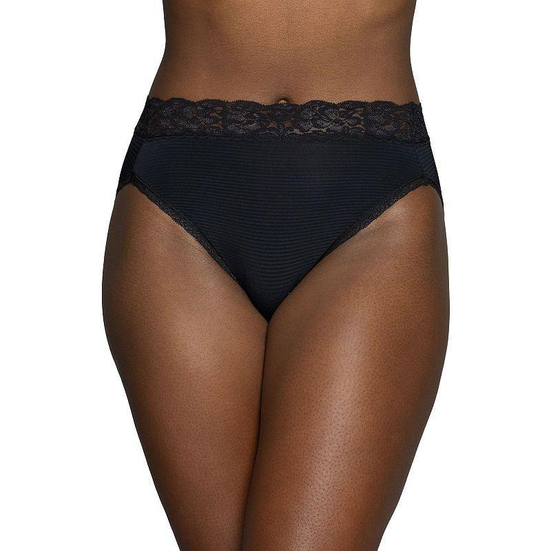 Vanity Fair Womens Flattering Lace Hi-Cut Panty Underwear 13280, extended sizes available Product Image