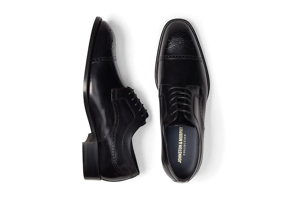 Johnston  Murphy Collection Mens Ellsworth Brogue Cap Toe Leather Oxfords Product Image