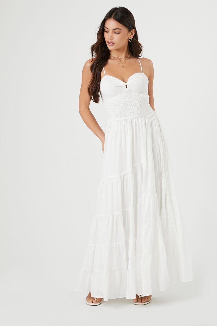 Tiered Sweetheart Cami Maxi Dress | Forever 21 Product Image