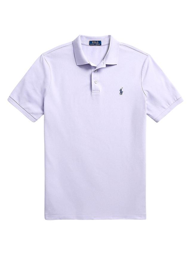 Mens Stretch Cotton-Blend Polo Shirt Product Image