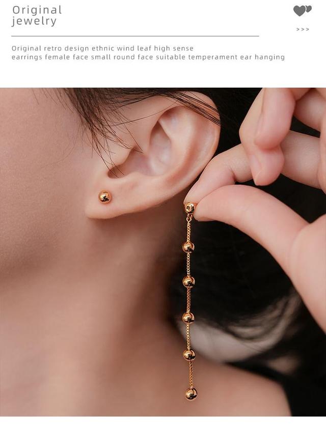 Bead Ear Jacket Product Image