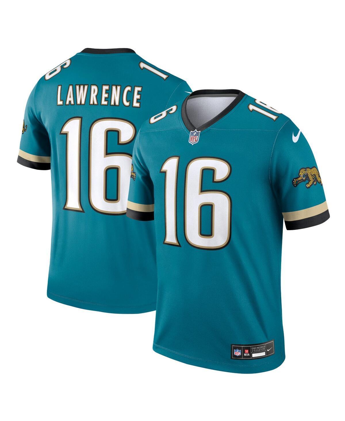 Nike Mens Trevor Lawrence Teal Jacksonville Jaguars Prowler Throwback Legend Jersey - Teal Product Image