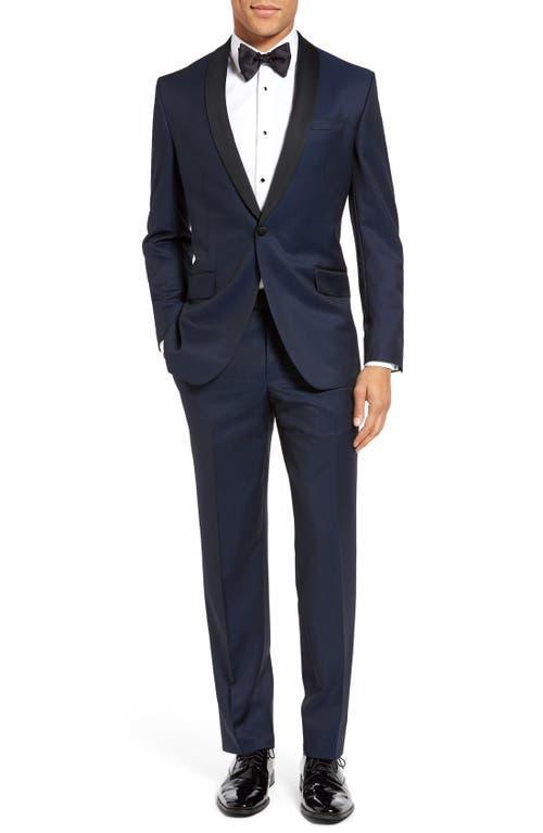 Ted Baker London Josh Trim Fit Navy Shawl Lapel Tuxedo Product Image