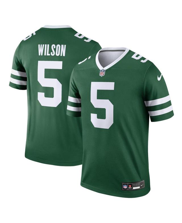 Nike Mens Garrett Wilson Legacy Green New York Jets Legend Jersey - Green Product Image