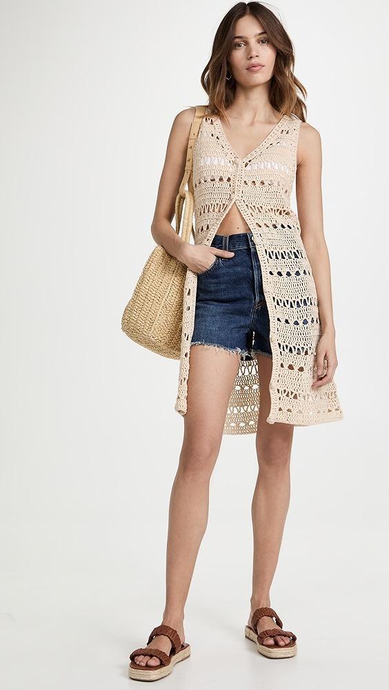 Line & Dot Roxie Crochet Mini Dress | Shopbop Product Image