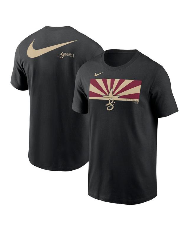 Nike Mens Black Arizona Diamondbacks 2-Hit Speed City Connect T-Shirt Product Image