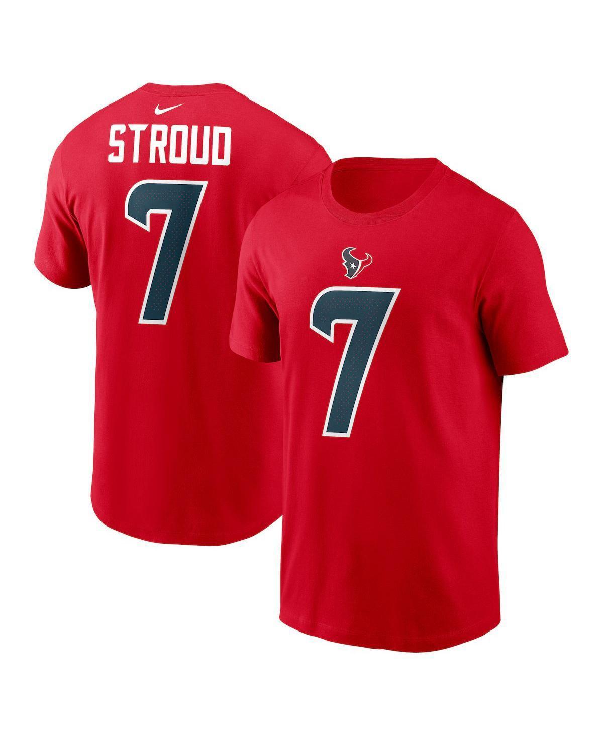 Mens Nike C.J. Stroud Houston Texans Player Name & Number T-Shirt Product Image