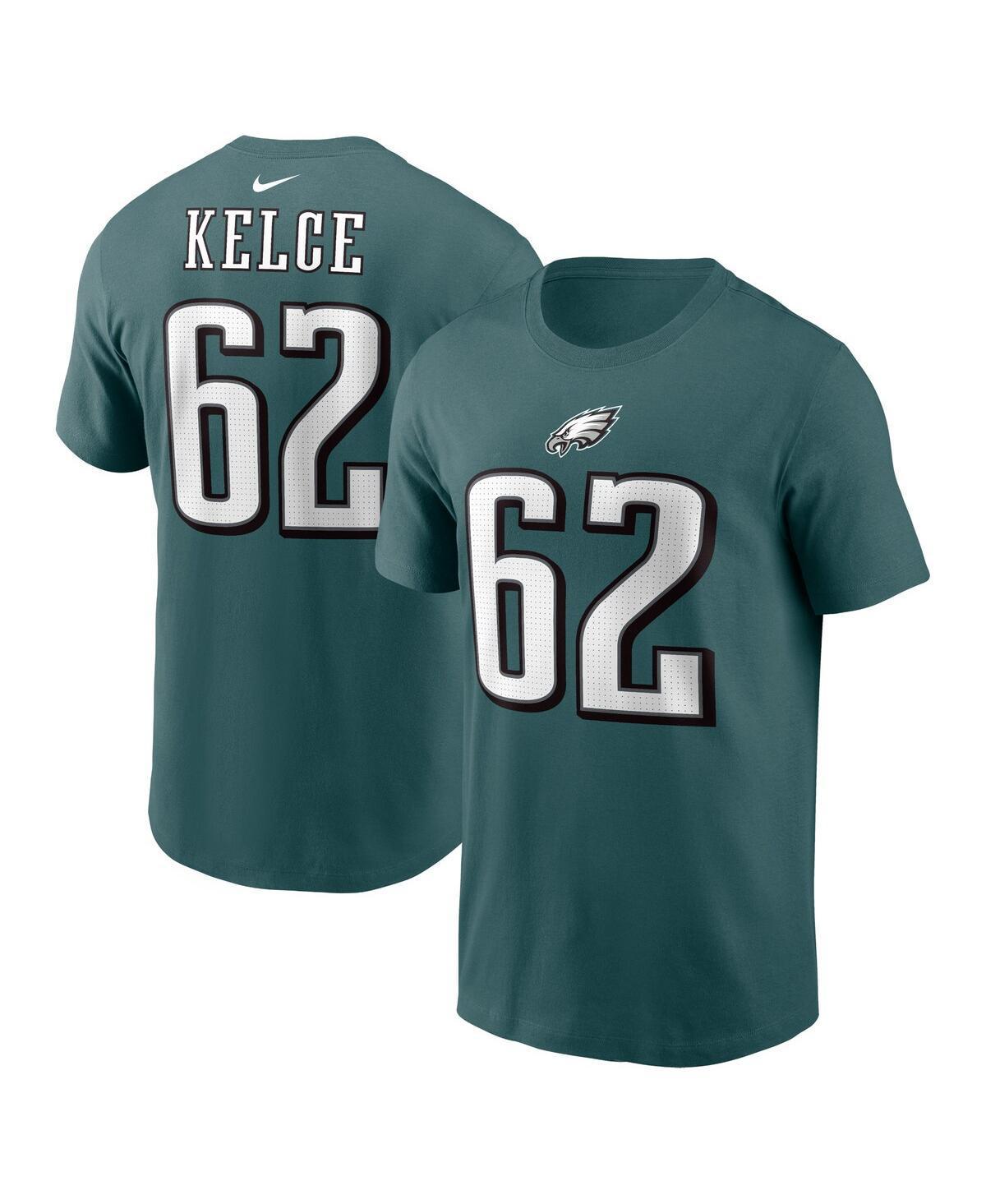 Mens Nike Jason Kelce Midnight Green Philadelphia Eagles Player Name and Number T-shirt Product Image