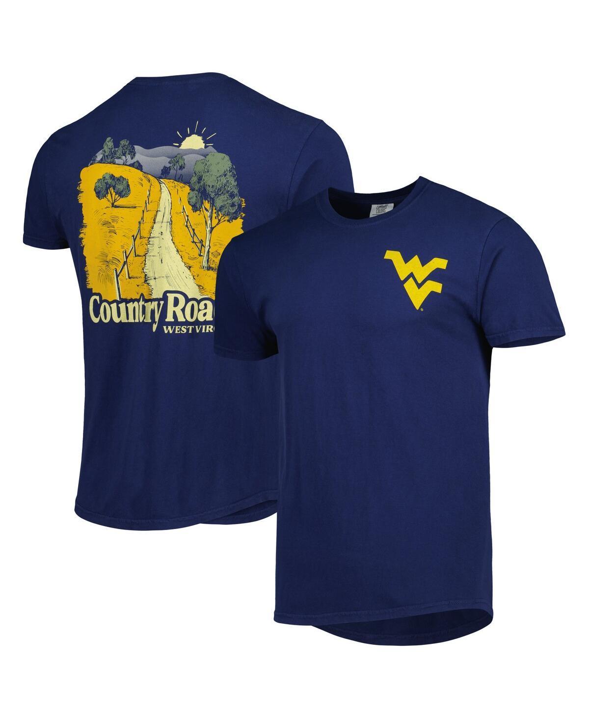 Mens West Virginia Mountaineers Hyperlocal T-Shirt Blue Product Image