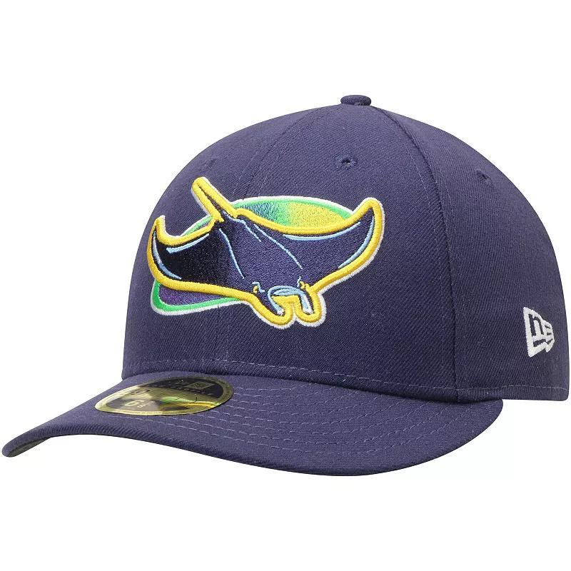 Mens New Era Tampa Bay Rays Alternate Authentic Collection On-Field Low Profile 59FIFTY Fitted Hat Blue Product Image