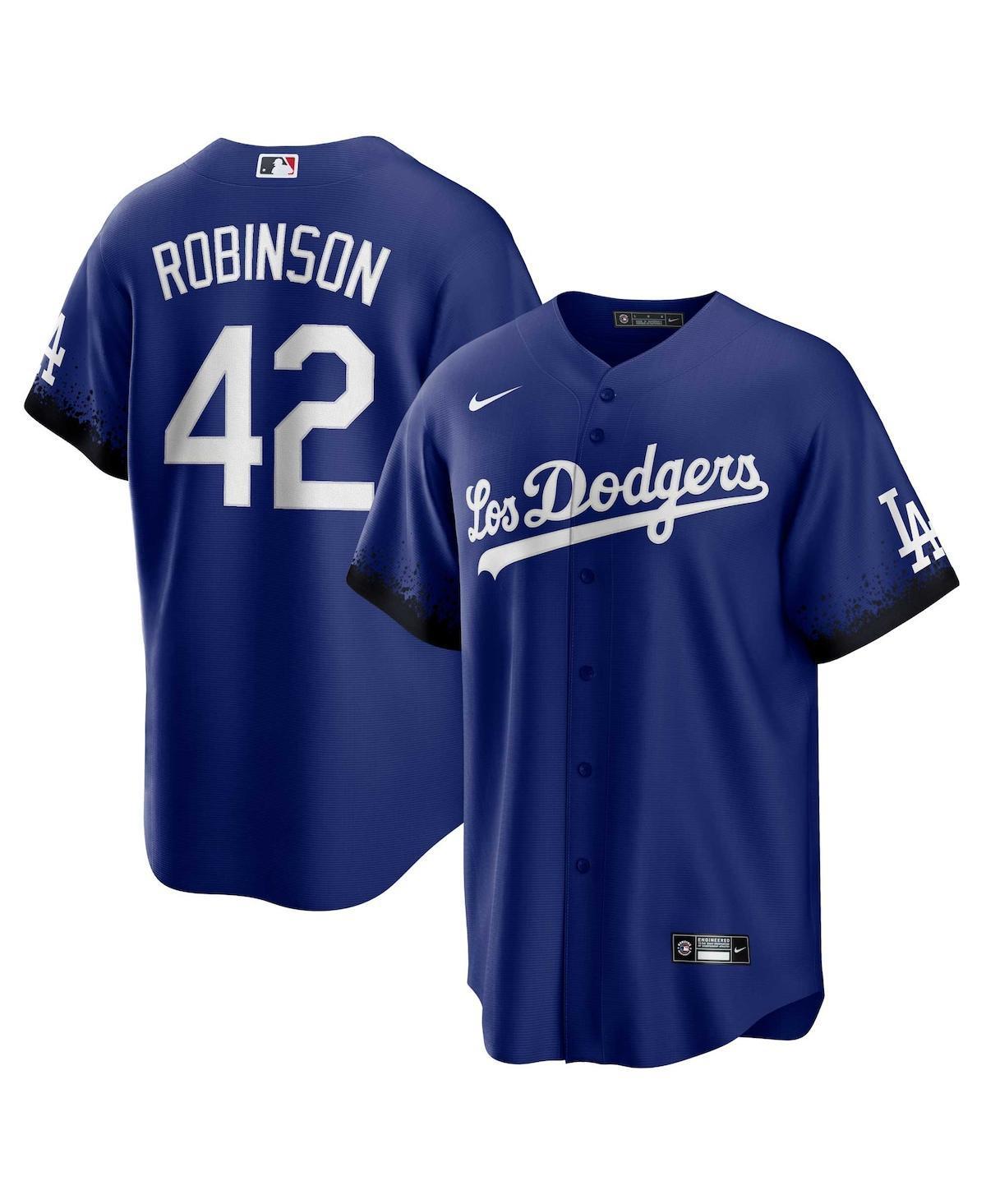 Mens Nike Jackie Robinson Royal Los Angeles Dodgers City Connect Replica Player Jersey - Royal Product Image