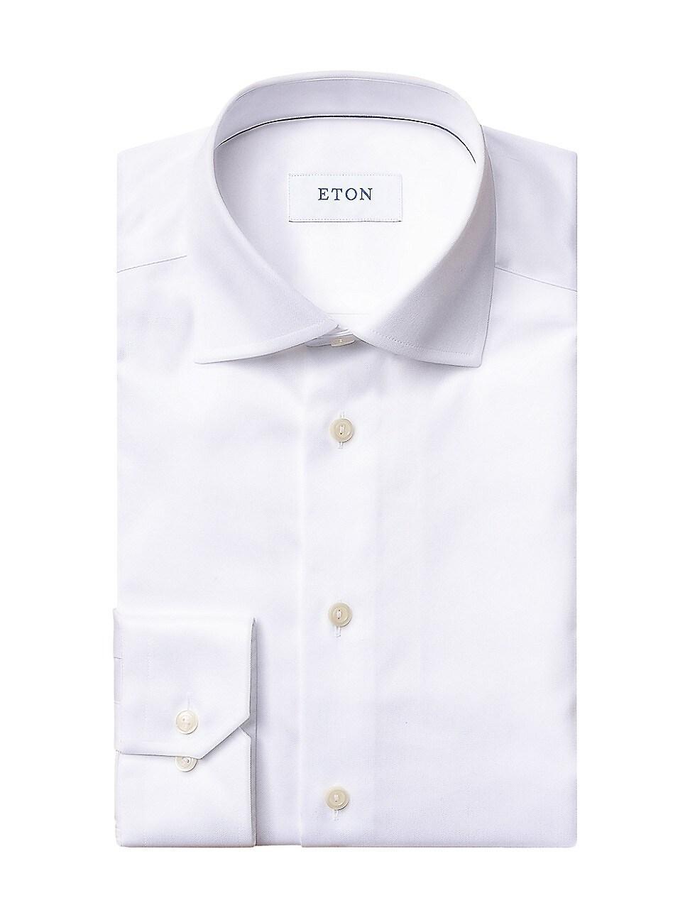 Mens Contemporary-Fit Twill Dress Shirt Product Image