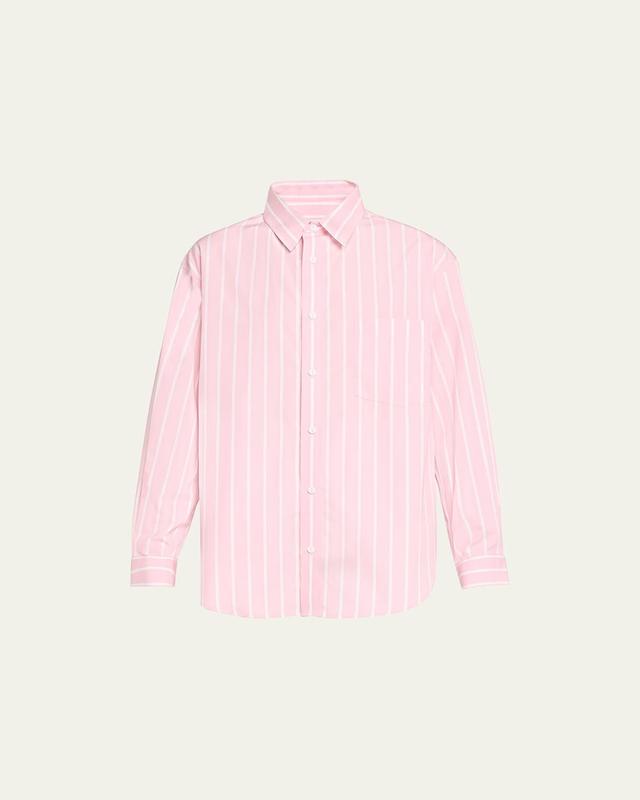 Matteau Classic Stripe Shirt Pink. (also in ). Product Image