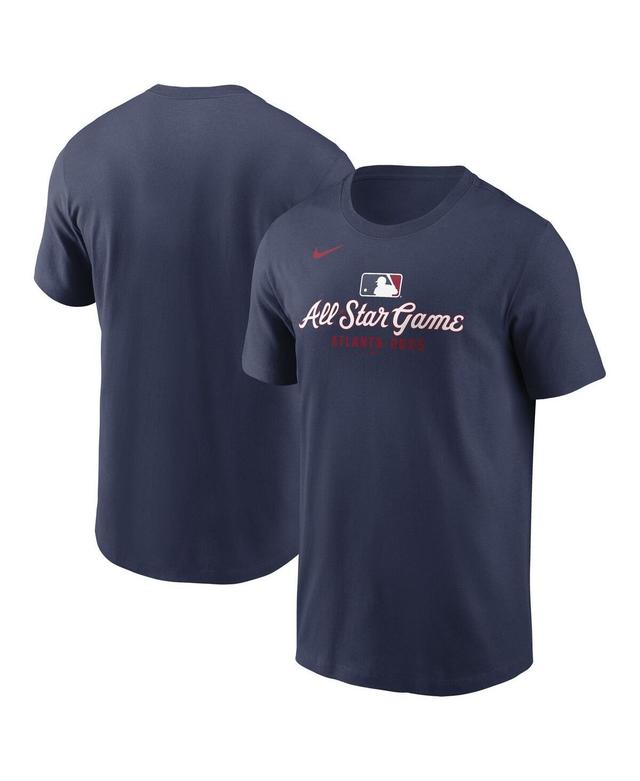 Nike Mens Navy 2025 Mlb All-Star Game Wordmark T-Shirt Product Image